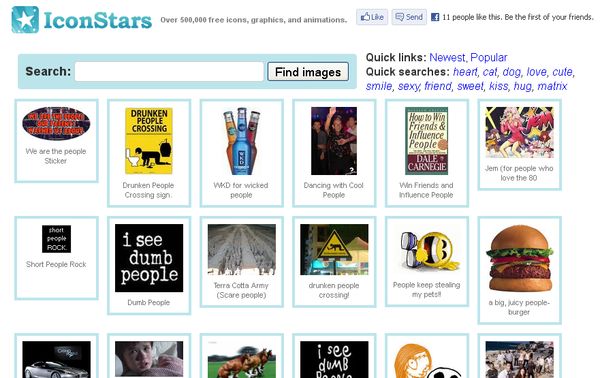 IconStars: medio millón de iconos, gráficos y animaciones para usar donde quieras
