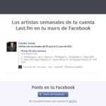 In Paax, tus artistas semanales de Last.fm en tu muro de Facebook