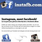 InstaFB, copia tus fotos de Instagram a Facebook