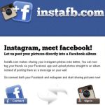 InstaFB, copia tus fotos de Instagram a Facebook