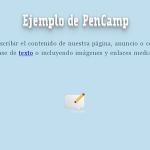 PenCamp, crea webs básicas en segundos