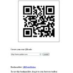 Qrdata, bookmarklet para generar el código QR de cualquier web