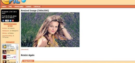 ResizePic: sencilla aplicación web para redimensionar imágenes