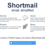 Shortmail, email gratuito asociado a tu cuenta de Twitter