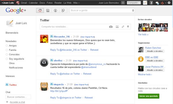 Start G+: plugin para Chrome que integra Google+, Twitter, Facebook y Gmail