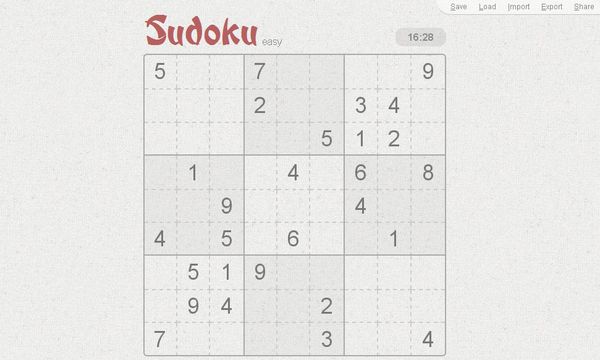 rastro su Fiel Sudokubum, sudoku online en HTML5 - Soft & Apps