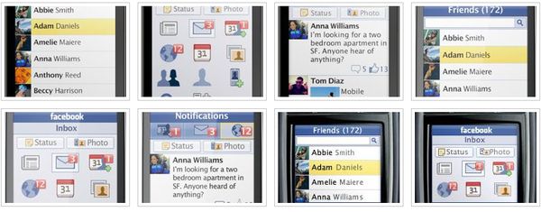 Facebook for every phone, aplicación de Facebook para móviles de gama media