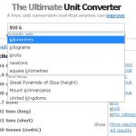 The Ultimate Unit Converter, práctico conversor de múltiples unidades de medida