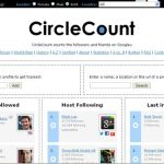 CircleCount: directorio internacional y ranking de usuarios de Google Plus