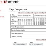 Duplicate Content Tool, busca contenidos duplicados entre dos sitios web o blogs