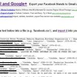 Friends to Gmail and Google+, Exporta tus contactos de Facebook a Gmail y Google+ con esta utilidad web