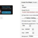 Google Plus Widget, plugin WordPress para insertar el botón +1 y promocionar nuestro perfil
