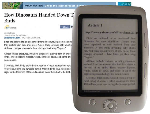 GrabMyBooks, convierte cualquier web en un ebook en formato ePub (Firefox)