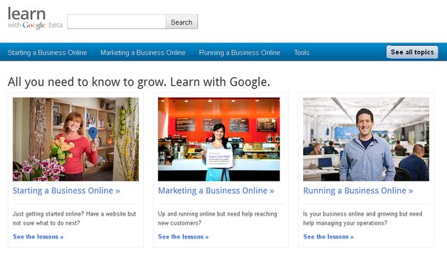 Learn with Google, guía de Google para aprovechar sus herramientas para negocios online