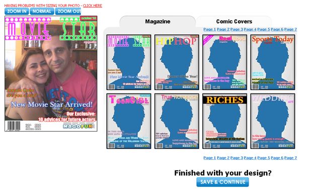 MagoFun, otra opción online para crear fotomontajes con portadas de revistas