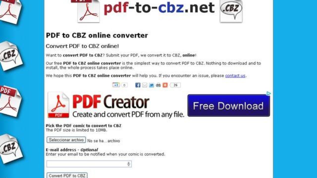 converter cbz para pdf