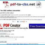 PDF to CBZ, conversor online de PDF al formato de comics CBZ