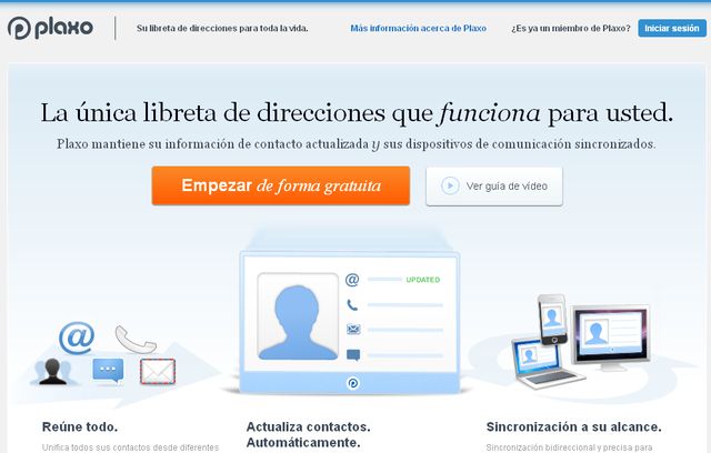 Plaxo, agrupa todos tus contactos en una única libreta de direcciones