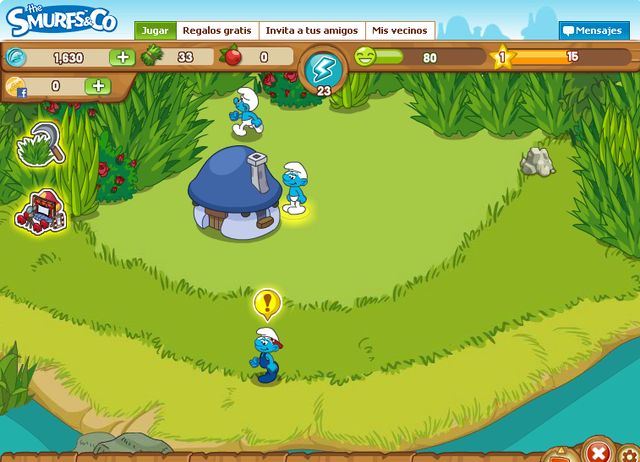 The Smurfs & Co, juego de los pitufos para Facebook