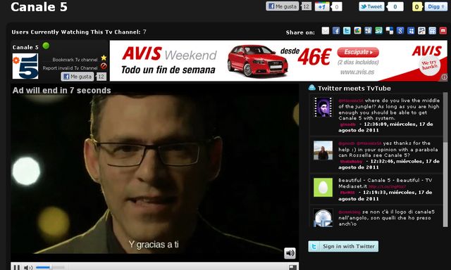 TvTube, más de 2000 televisiones para ver online