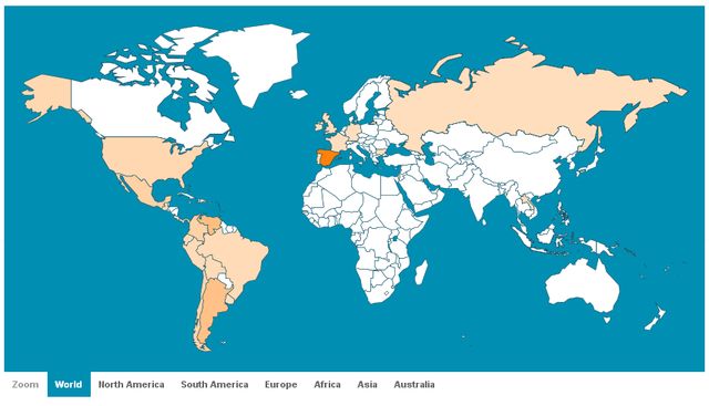 Twocation, localiza tus followers de Twitter en un mapa