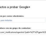 Ahora también podemos invitar a Google+ mediante una url