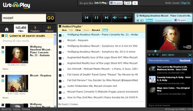 ListnPlay: busca y escucha online temas musicales, playlists y álbumes