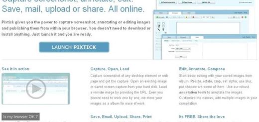 Pixtick: utilidad web para tomar screenshots, editarlos y compartirlos