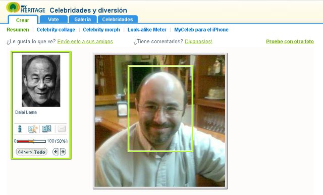Averigua a que famoso te pareces con esta utilidad web