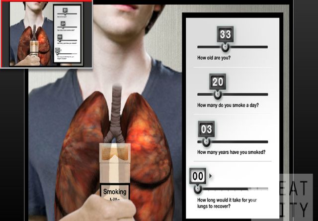 AR Lungs, uso de la realidad aumentada para lanzar un mensaje contra el tabaco