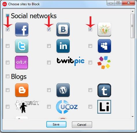 BlockItFor.me, Aplicación Windows gratuita para bloquear completamente el acceso a redes sociales