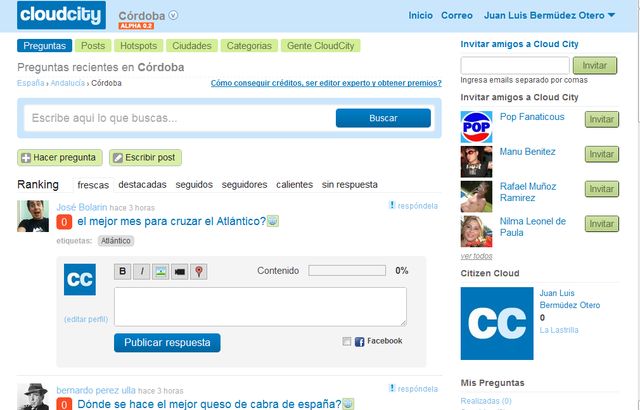 Cloud City, red social de preguntas y respuestas con muy buena pinta (en español)