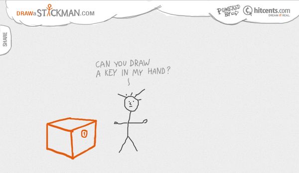 Draw a Stickman, dibuja un monigote que cobrará vida y te invitará a jugar con él