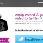 Frtr, crea un vídeo mensaje y compártelo en Twitter