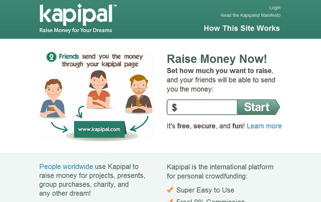 Kapipal, plataforma internacional para crowdfunding personal