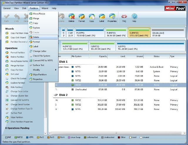 MiniTool Partition Wizard, aplicación gratuita para particionado del disco duro sin reinicio