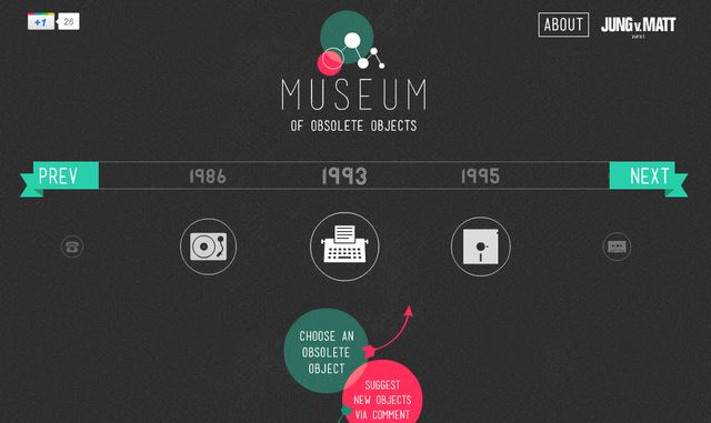 Un museo virtual de objetos en desuso u obsoletos