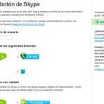 Agrega un botón de Skype a tu blog para comunicarte con tus usuarios