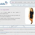 Segundalia: compra y venta de ropa, complementos y calzado de segunda mano