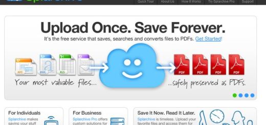 Splarchive: convierte un documento a PDF, almacénalo en la nube y compártelo