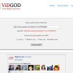Vidgod, una opción para extraer audio de gran calidad de los vídeos de YouTube