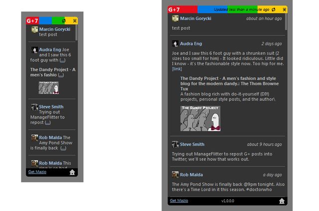 G+7, gadget que lleva Google Plus a tu Escritorio de Windows 7