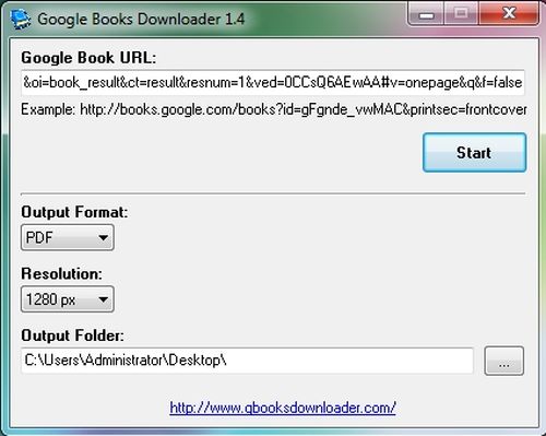 Google Books Downloader, descarga libros de Google Books en pdf o jpg