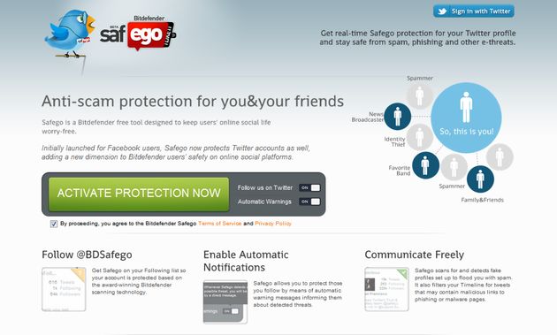 Bitdefender Safego, antivirus online específico para Twitter con protección a tiempo real