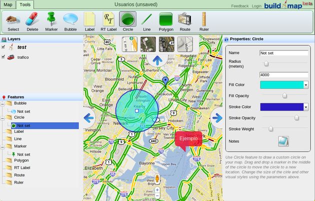 Build-A-Map, excelente editor visual para crear fácilmente toda clase de mapas interactivos