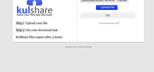 Kulshare, comparte fácilmente archivos de hasta 1 Gb
