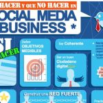 Práctica infografía con consejos sobre que se debe hacer o no hacer en social media