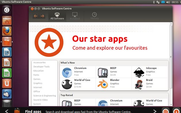 Ubuntu online tour, recreación web del nuevo Ubuntu 11.10