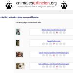 Animalesextincion, directorio de animales extintos o en riesgo de extinción