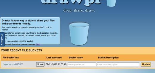 Drawpr, usa arrastrar y soltar para compartir archivos online